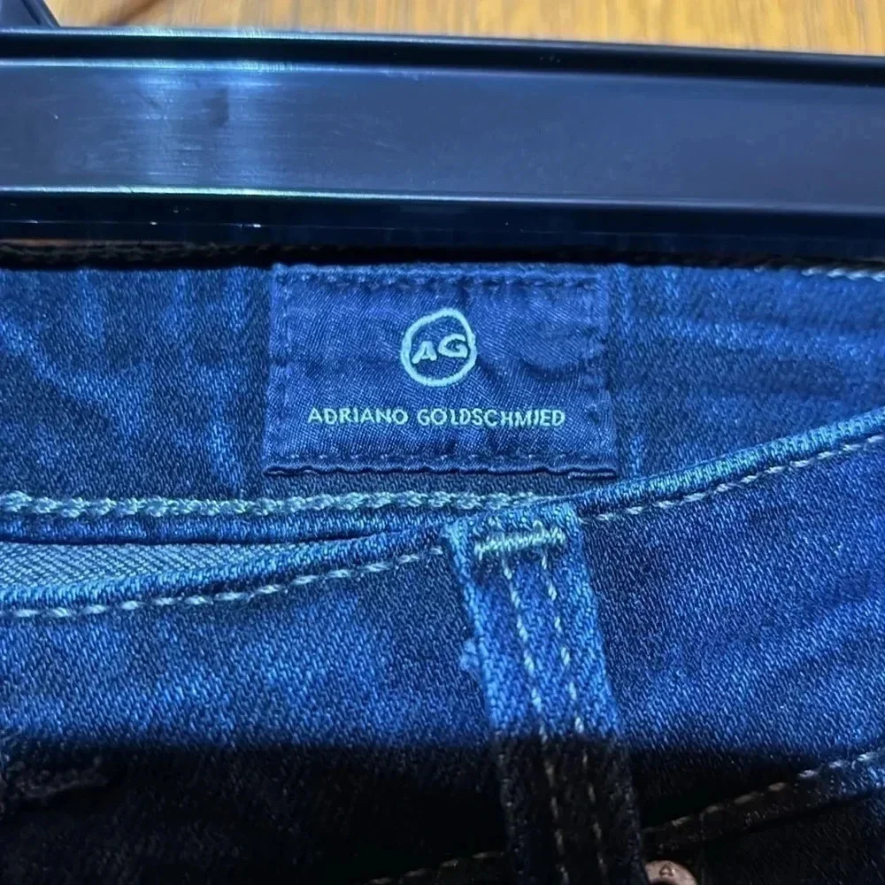 AG Adriano Goldschmied Dark Wash Prima Cigarette Leg Jeans Size 25R